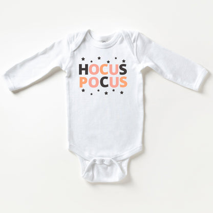 Hocus Pocus Colorful Stars | Baby Long Sleeve Onesie