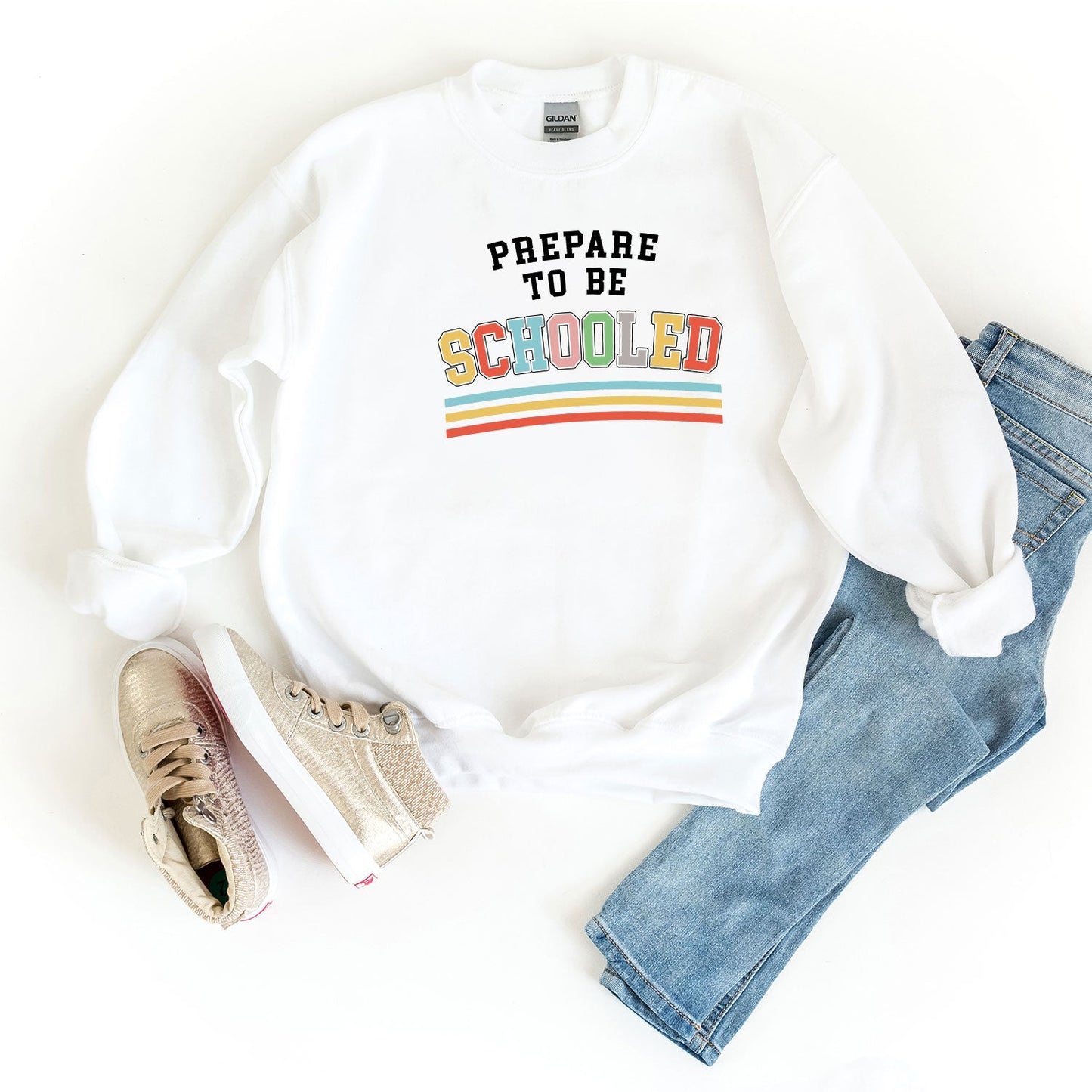 Prepare To Be Schooled | Youth Graphic Sweatshirt
