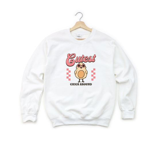 Cutest Chick Around | Youth Sweatshirt