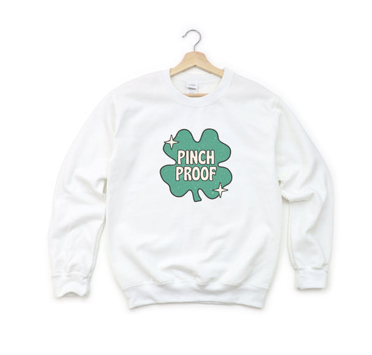 Pinch Proof Shamrock | Youth Sweatshirt