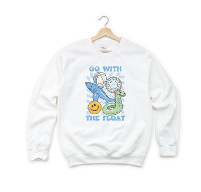 Go With The Float Blue | Youth Sweatshirt