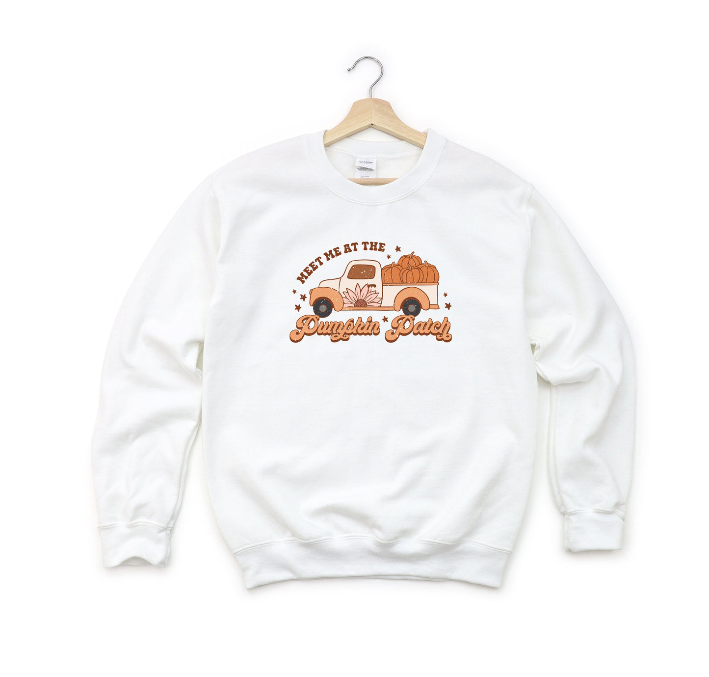 Meet Me Pumpkin Patch Colorful | Youth Sweatshirt