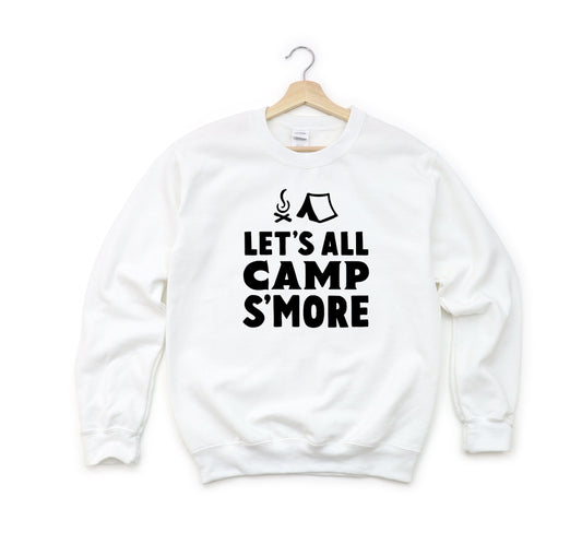 Let's All Camp S'more | Youth Sweatshirt