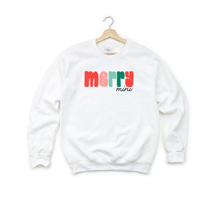 Merry Mini Bold Colorful | Youth Sweatshirt