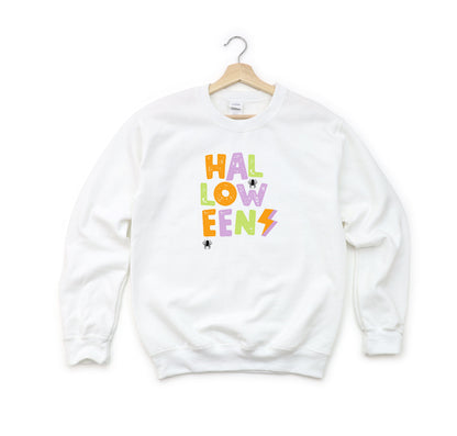 Halloween Lightning Bolt Colorful | Youth Sweatshirt