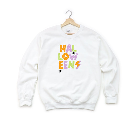 Halloween Lightning Bolt Colorful | Youth Sweatshirt
