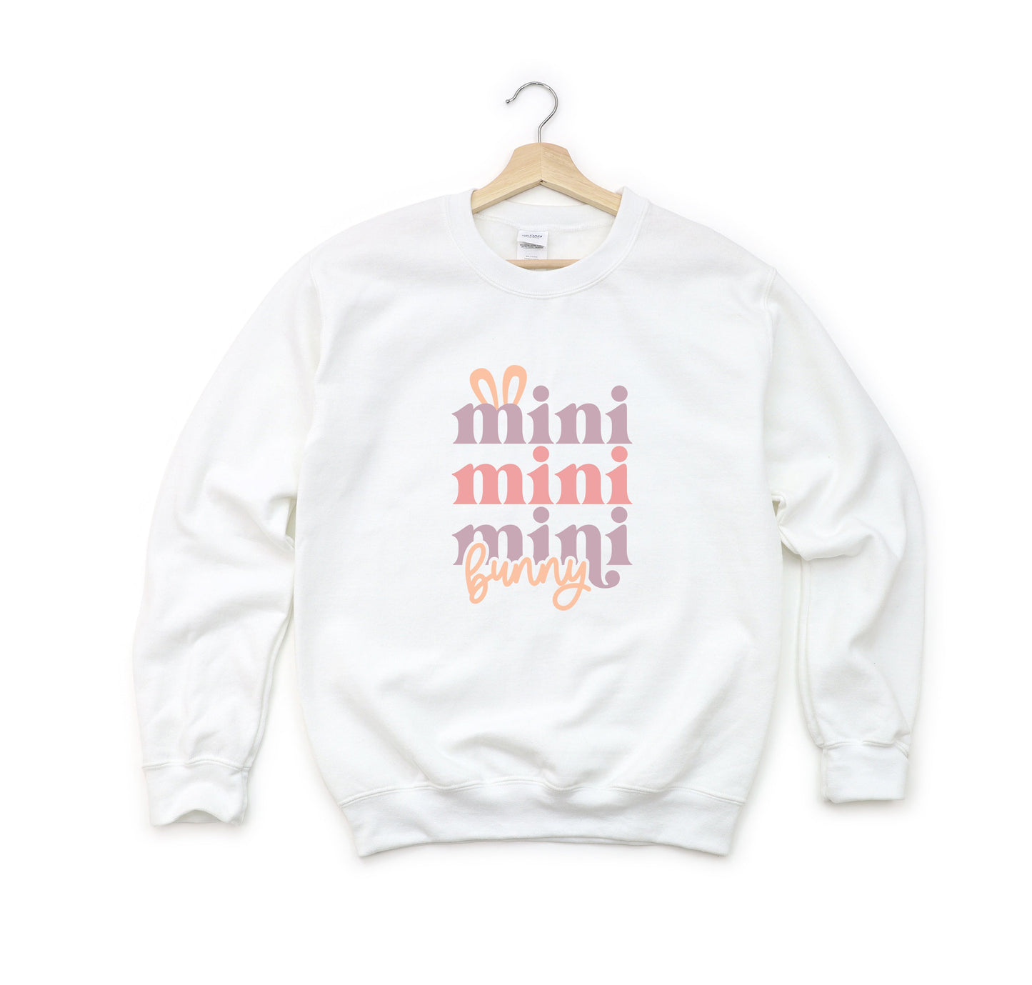 Mini Bunny Stacked | Youth Sweatshirt