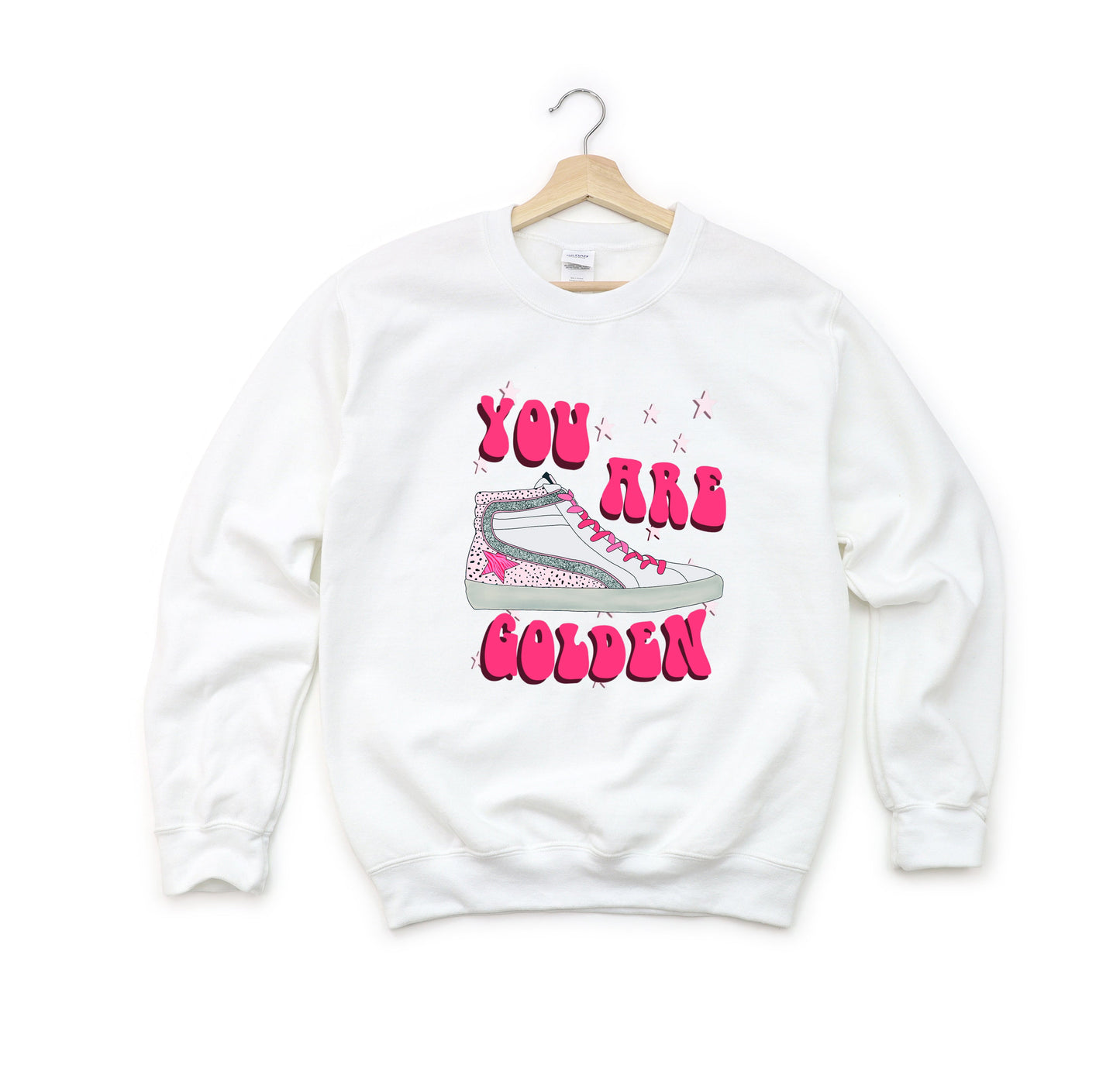 You Are Golden Shoe | Youth Graphic Sweatshirt