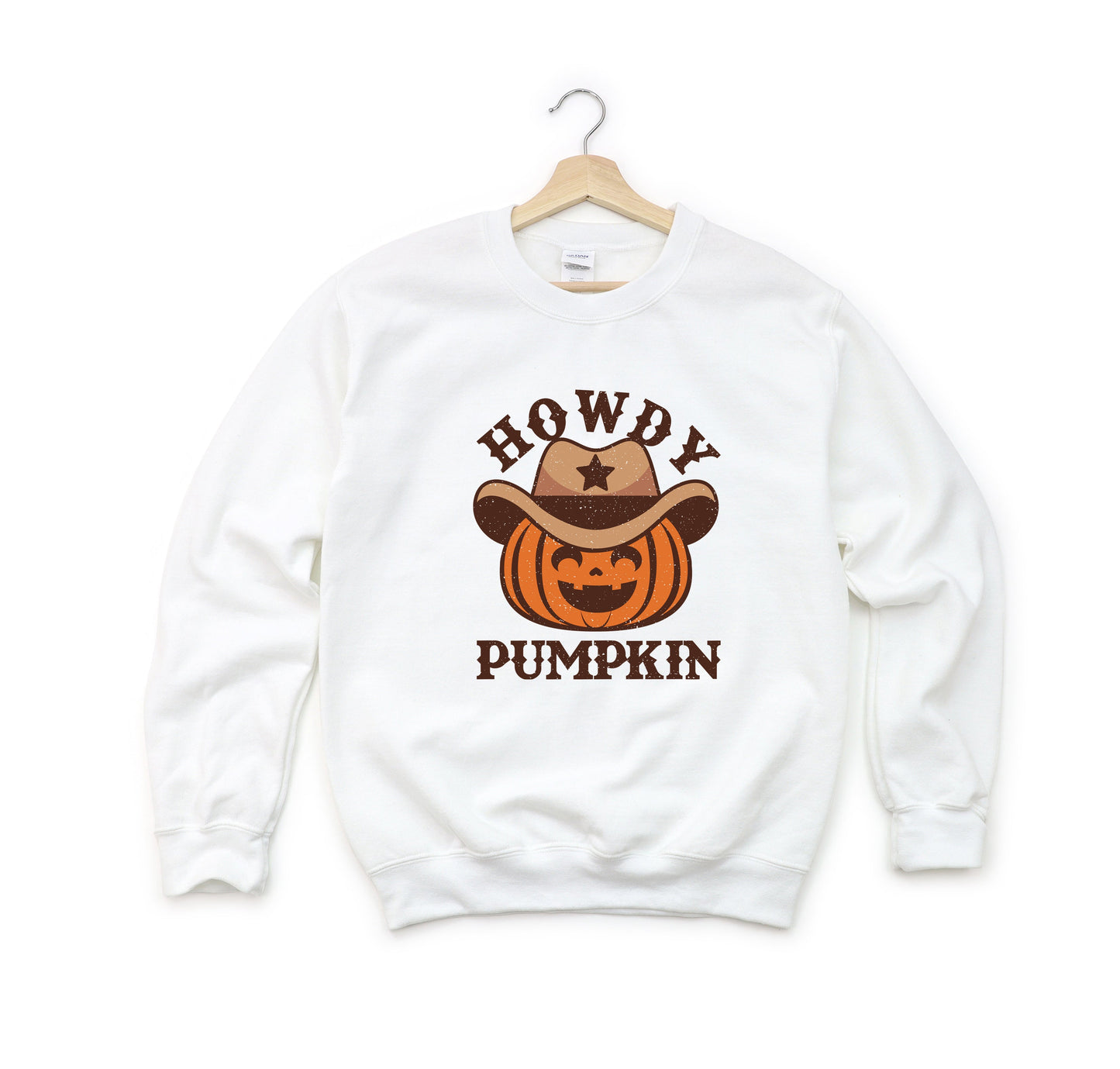 Howdy Pumpkin Hat | Youth Graphic Sweatshirt