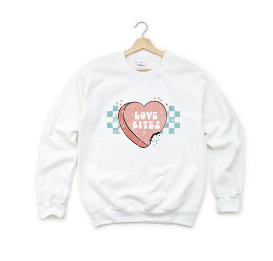 Love Bites Candy Heart | Youth Sweatshirt