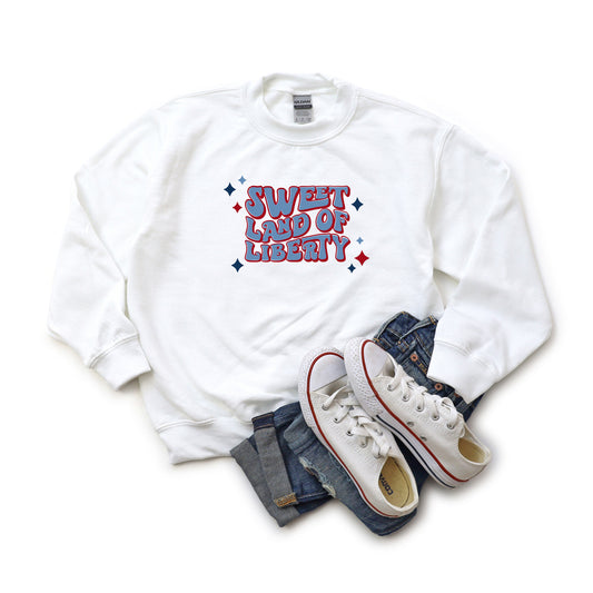 Sweet Land Of Liberty Retro | Youth Sweatshirt