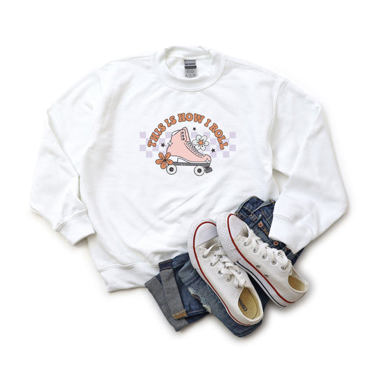 This Is How I Roll Rollerskate | Youth Sweatshirt