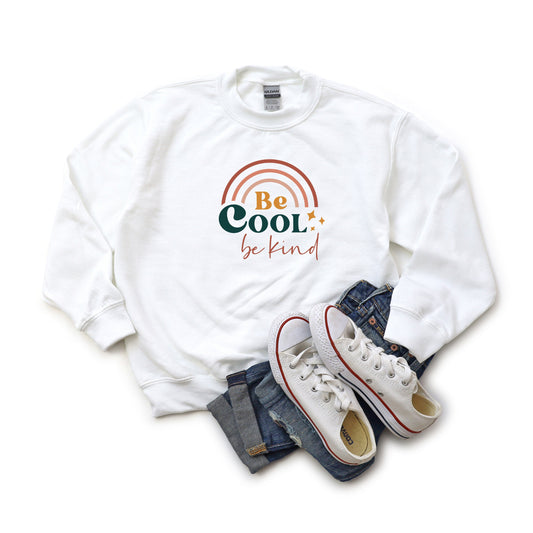 Be Cool Be Kind Rainbow | Youth Sweatshirt