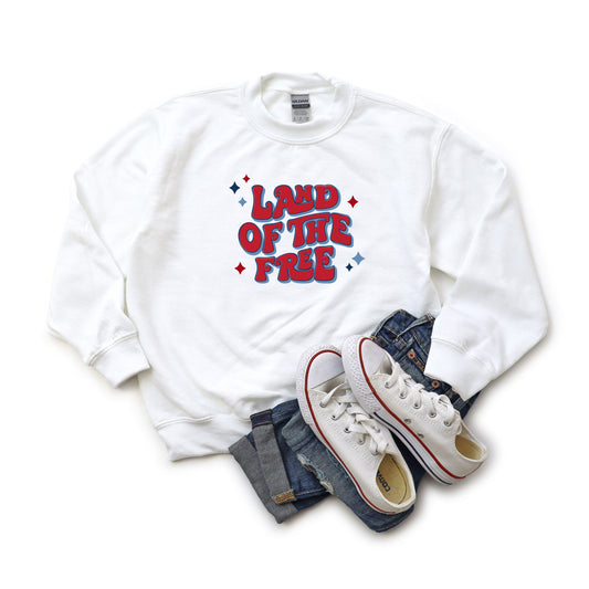 Land Of The Free Retro | Youth Sweatshirt