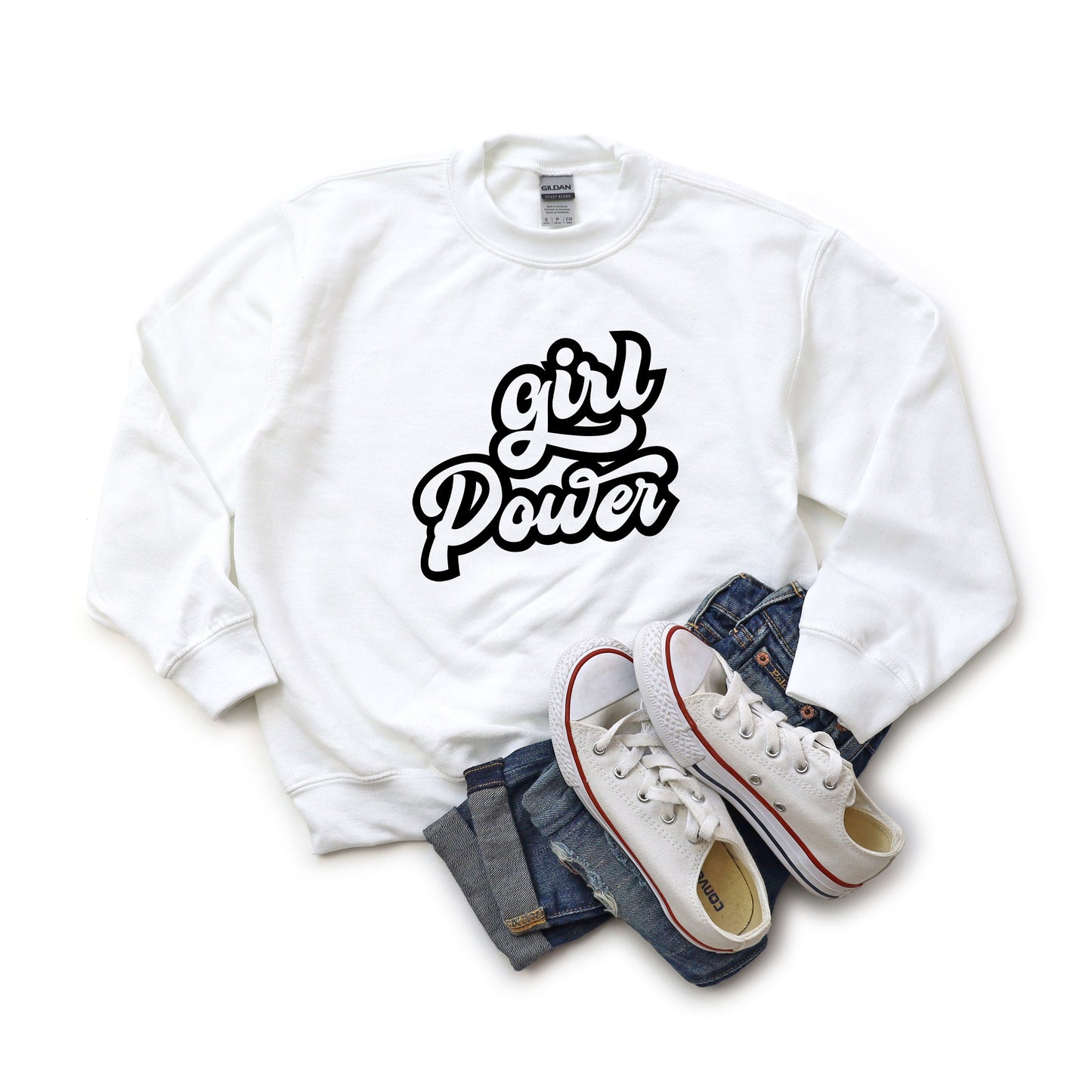 Retro Girl Power | Youth Sweatshirt