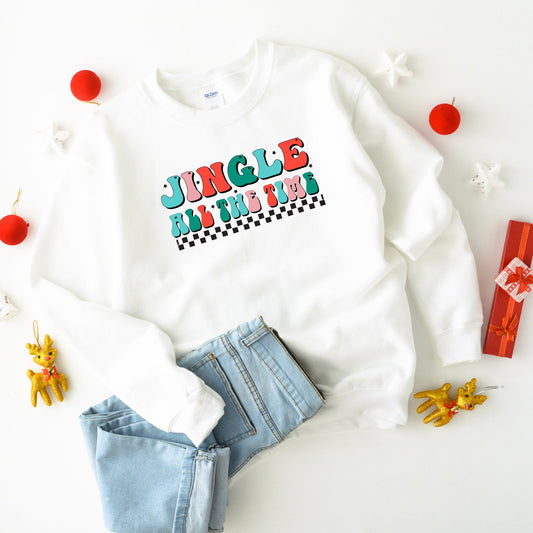 Retro Jingle All The Time | Youth Sweatshirt