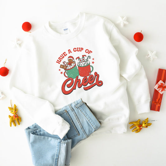 Retro Cup Of Cheer | Youth Sweatshirt