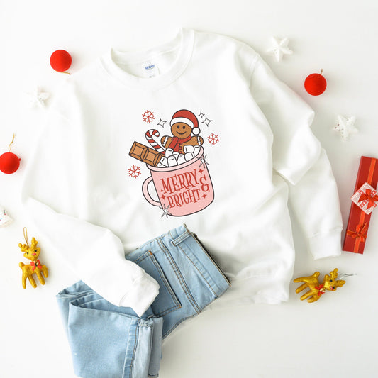 Merry And Bright Mug | Youth Sweatshirt