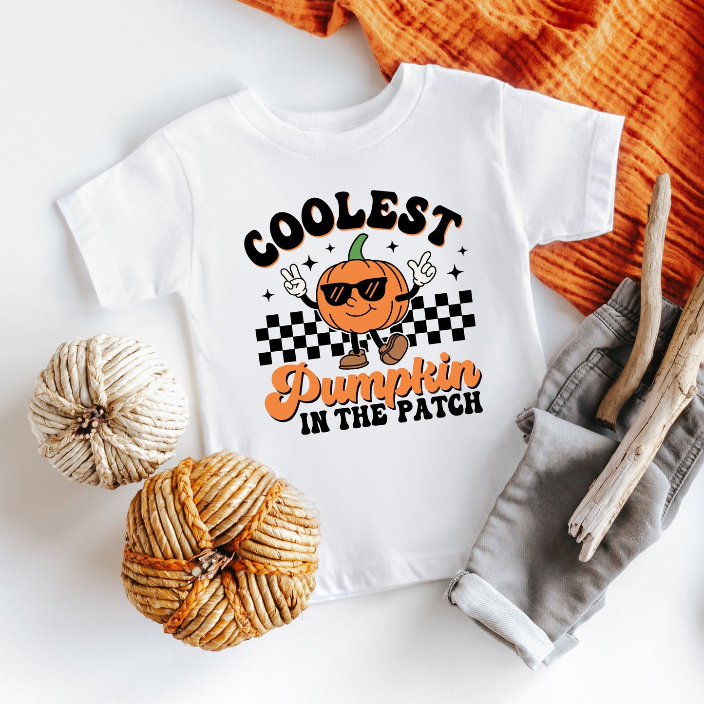 Coolest Pumpkin In The Patch | Youth Graphic Short Sleeve Tee
