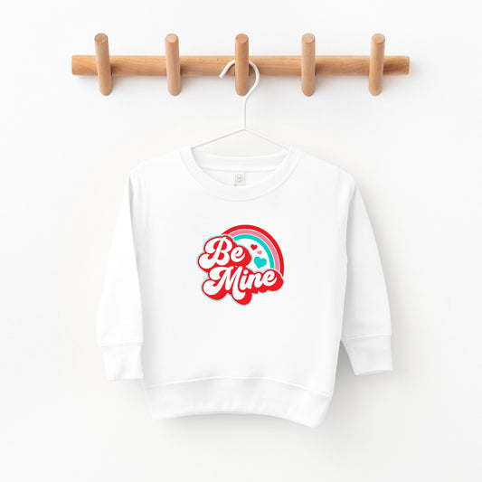 Be Mine Rainbow | Toddler Graphic Sweatshirt
