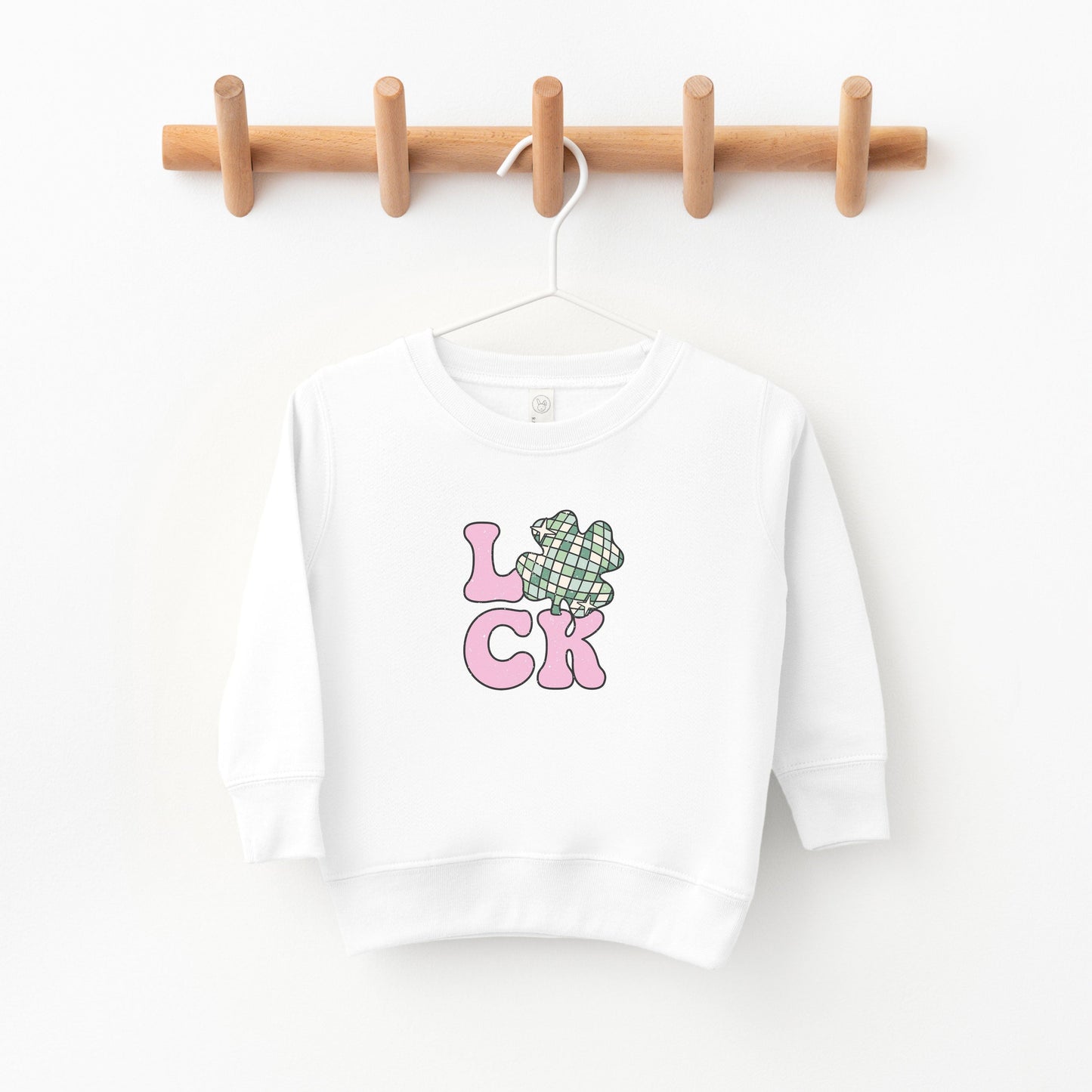 Luck With Shamrock | Toddler Sweatshirt