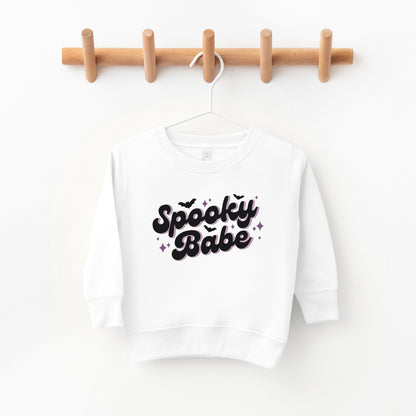 Spooky Babe Purple | Toddler Graphic Sweatshirt