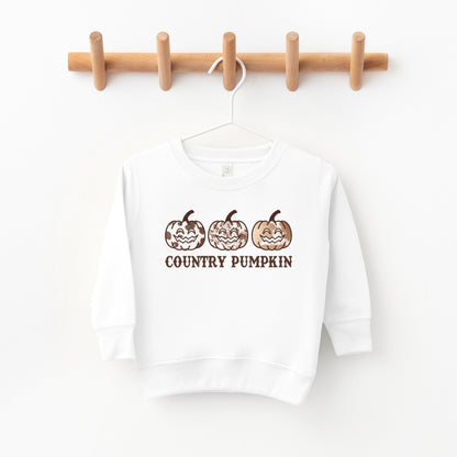 Country Pumpkin | Toddler Graphic Sweatshirt