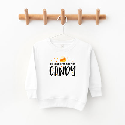 Here For The Candy | Toddler Sweatshirt