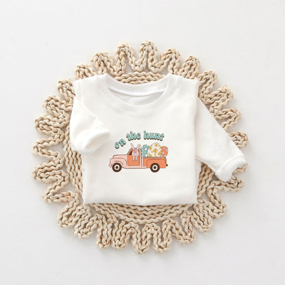 On The Hunt Truck Eggs | Toddler Sweatshirt