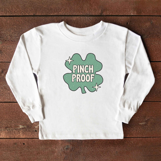 Pinch Proof Shamrock | Youth Long Sleeve Tee