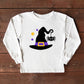 Witch And Spider | Toddler Graphic Long Sleeve Tee