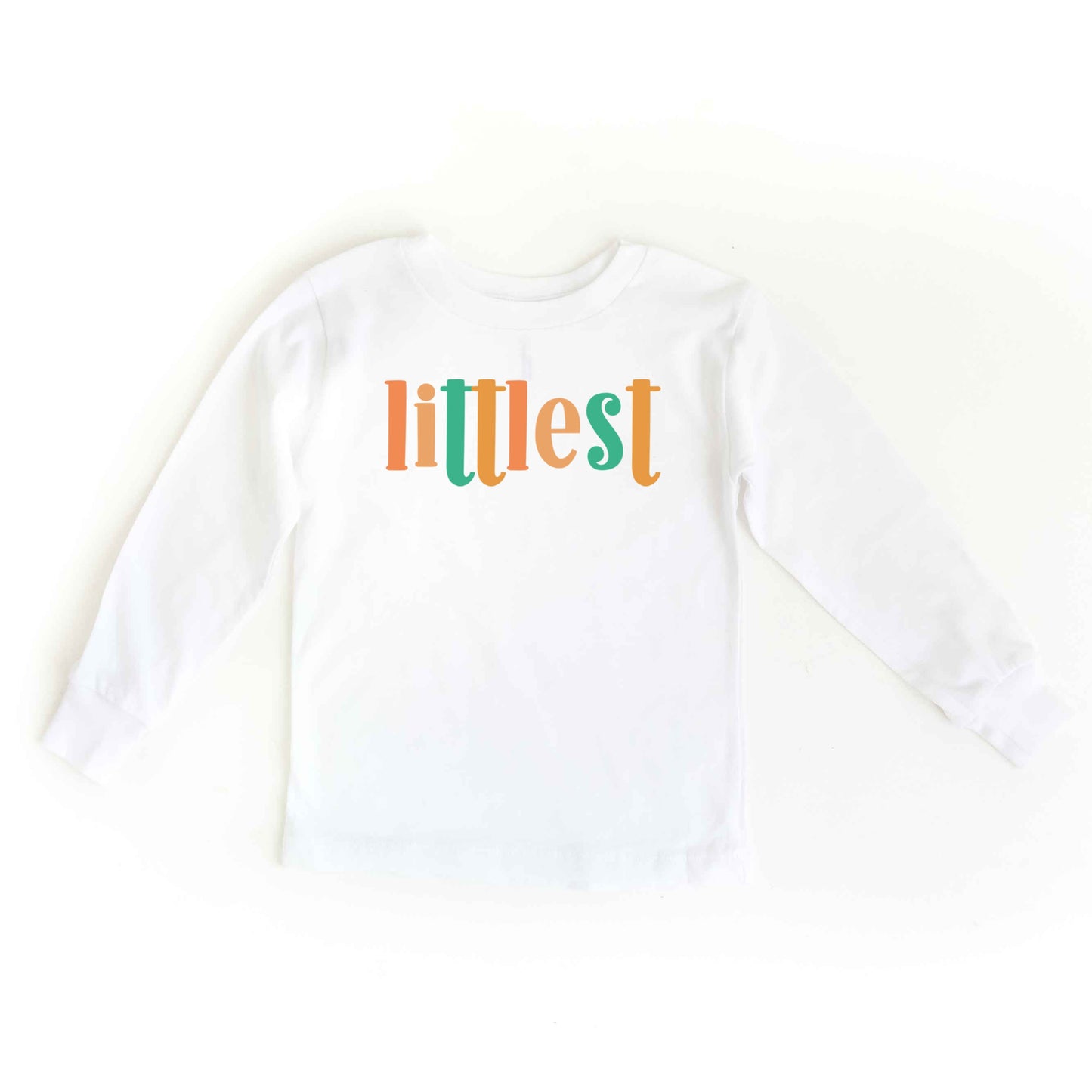 Littlest Colorful | Toddler Graphic Long Sleeve Tee