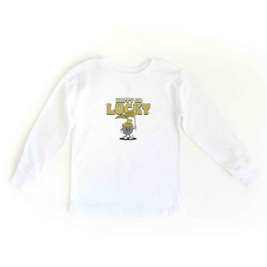 Happy Go Lucky Pot Of Gold | Youth Long Sleeve Tee