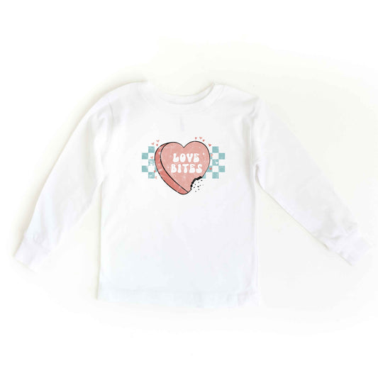 Love Bites Candy Heart | Youth Long Sleeve Tee