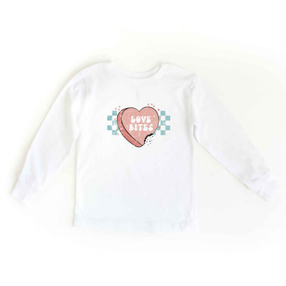 Love Bites Candy Heart | Toddler Long Sleeve Tee