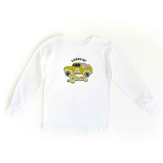 Loads Of Luck Retro Truck | Youth Long Sleeve Tee