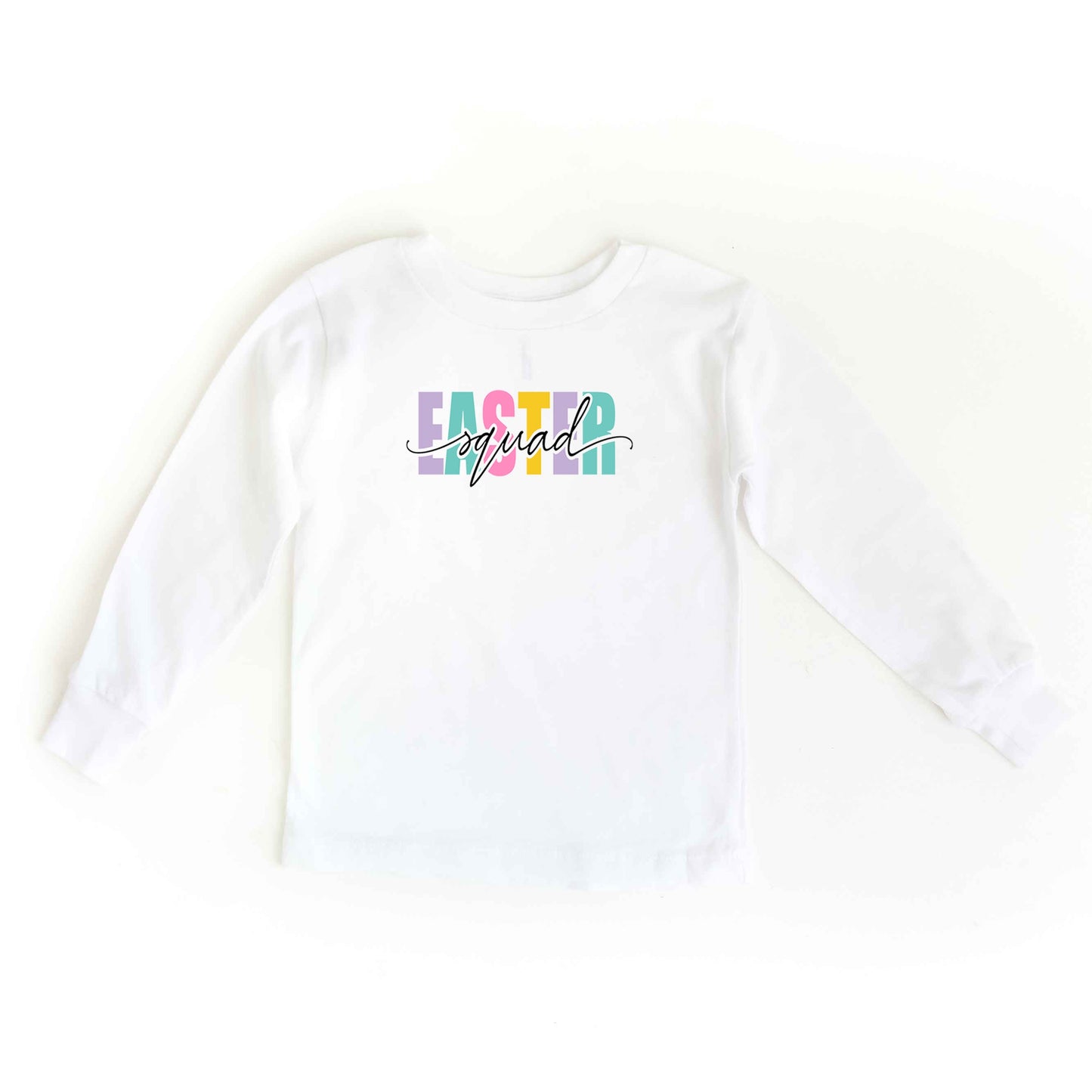 Easter Squad Colorful | Toddler Long Sleeve Tee