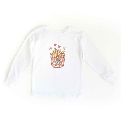 Fries Before Guys | Toddler Long Sleeve Tee