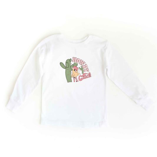 Howdy Chick | Toddler Long Sleeve Tee