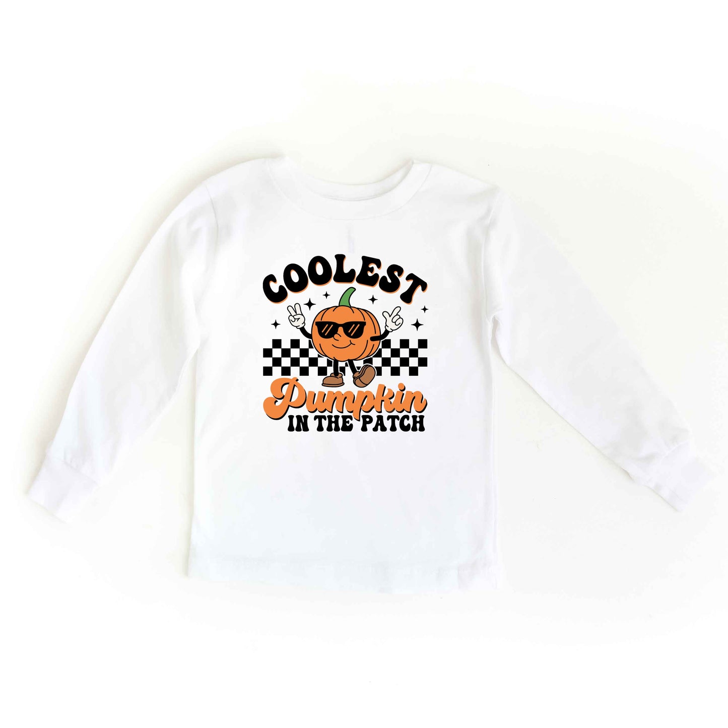 Coolest Pumpkin In The Patch | Toddler Graphic Long Sleeve Tee