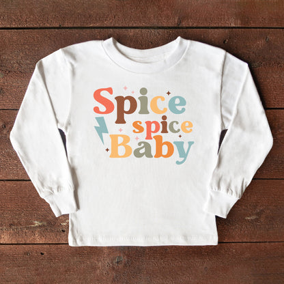 Spice Spice Baby | Youth Graphic Long Sleeve Tee