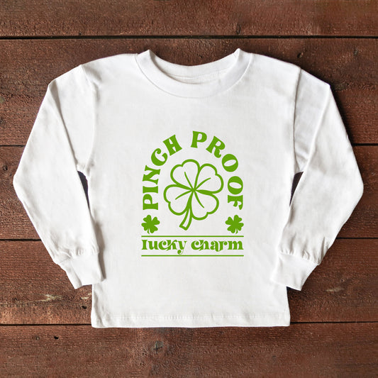 Pinch Proof Lucky Charm | Youth Long Sleeve Tee