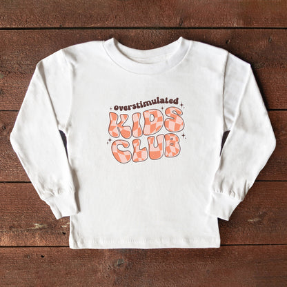 Overstimulated Kids Club | Toddler Long Sleeve Tee