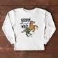 Keepin The West Wild Horse | Youth Graphic Long Sleeve Tee