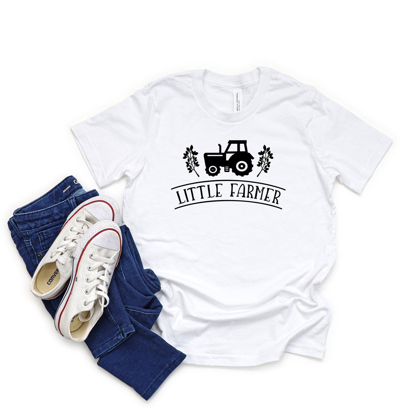 Little Farmer Tractor | Youth Short Sleeve Crew Neck