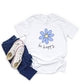 Be Happy Flower | Youth Short Sleeve Crew Neck