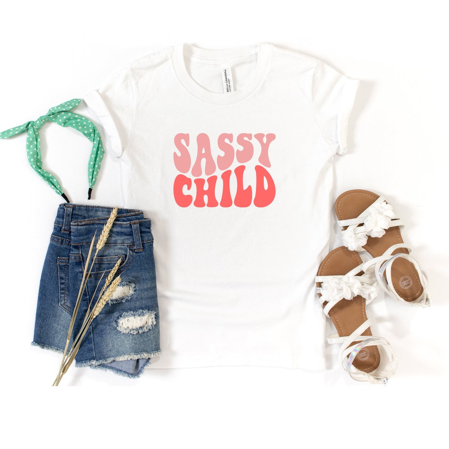 Sassy Child Wavy | Youth Short Sleeve Crew Neck