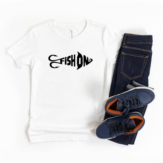 Fish On | Youth Short Sleeve Crew Neck