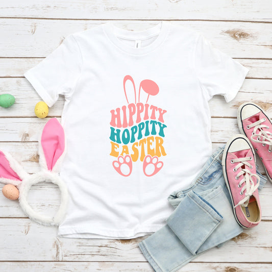 Hippity Hoppity Easter | Youth Graphic Short Sleeve Tee