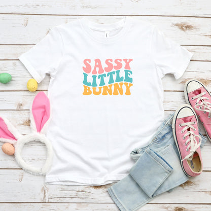 Sassy Little Bunny | Youth Short Sleeve Crew Neck